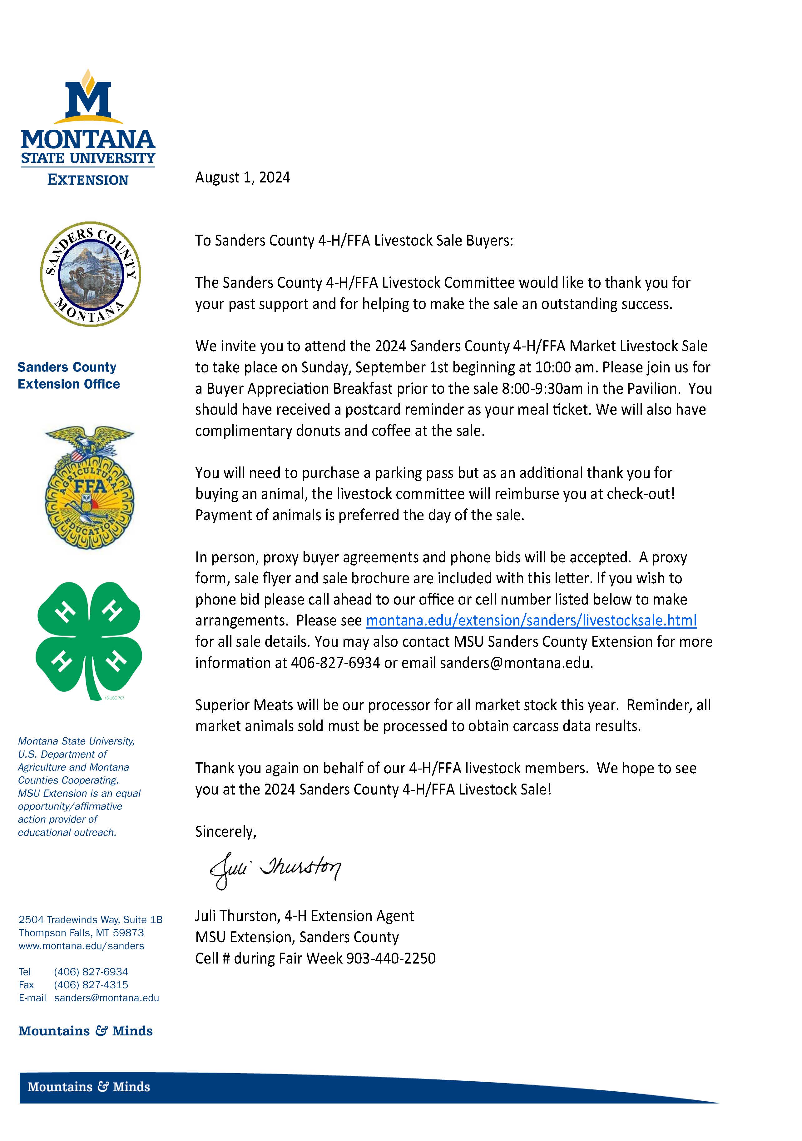 2024 Buyer Letter