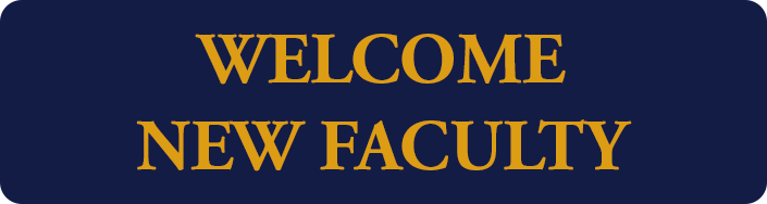 Welcome new faculty