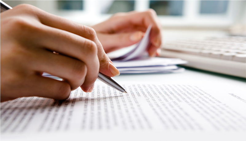 person writing