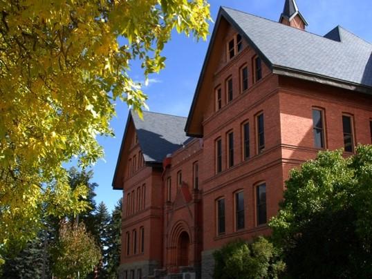 Montana Hall on the Montana State University campus in Bozeman