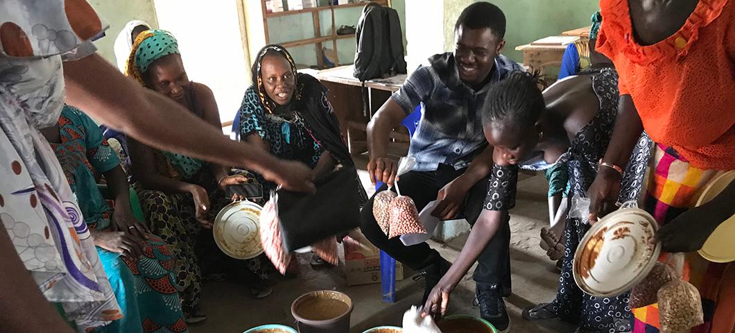 Edwin Allan conducts group study research in Senegal, Summer 2019