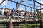 SAE brothers on a bridge 