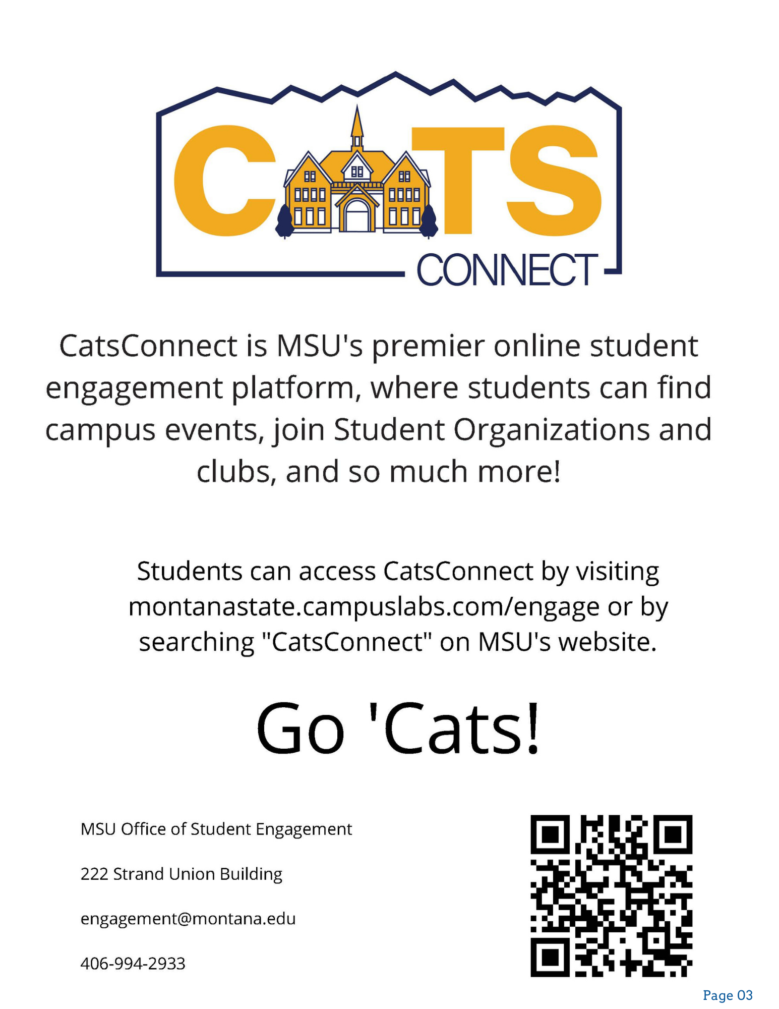 CatsConnect Information