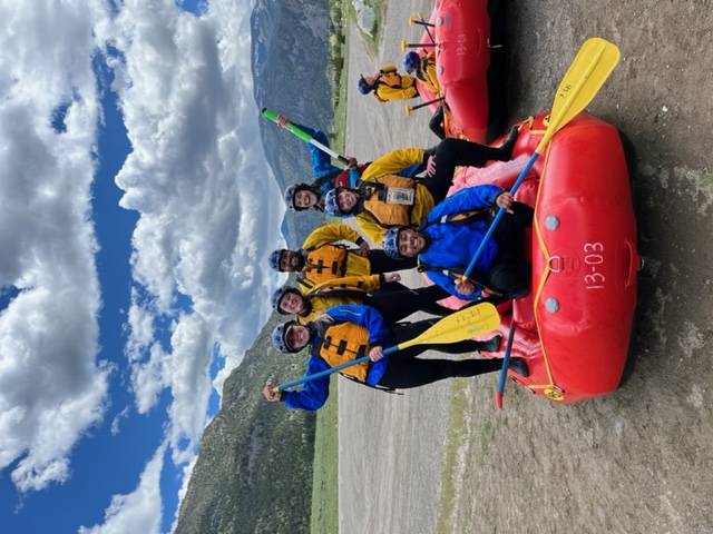 GEAR UP and TRIO staff rafting