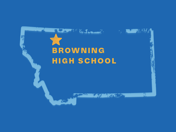 Montana Map Browning