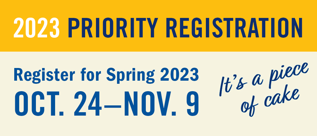 Spring 2023 Priority Registration