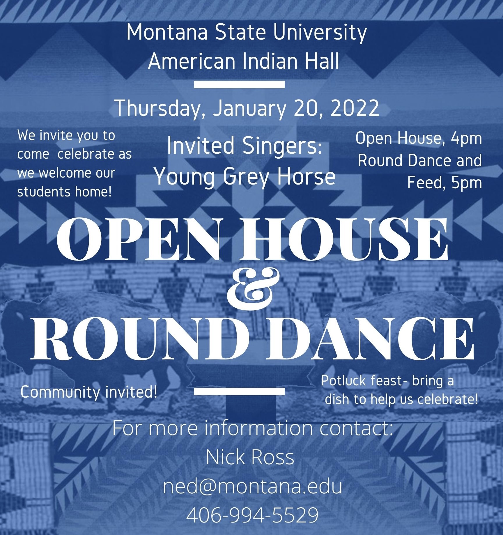 Open House and Round Dance January 20th