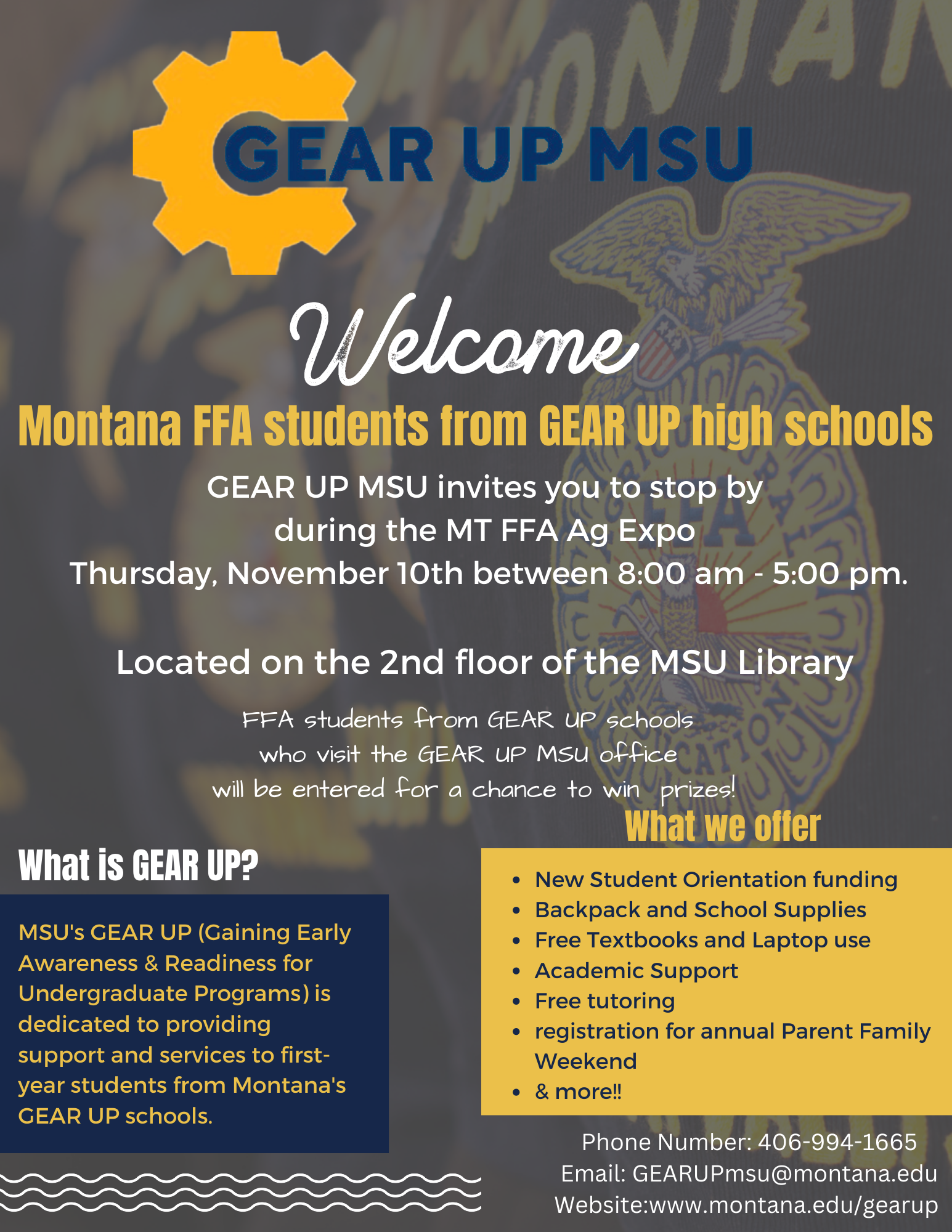 FFA Welcome Poster