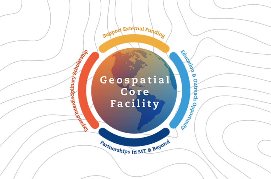 GCF logo with contour lines in the background
