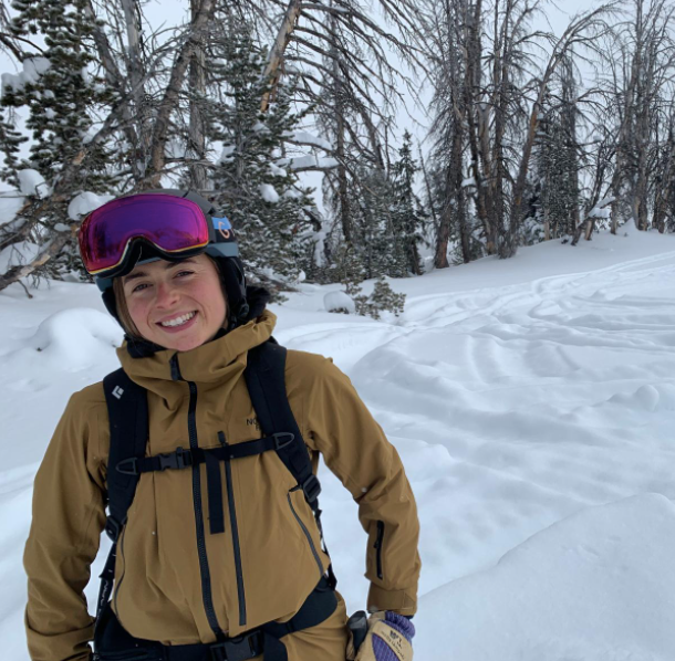 Here is Lila Rickenbaugh, on what is looking like a pretty good pow day