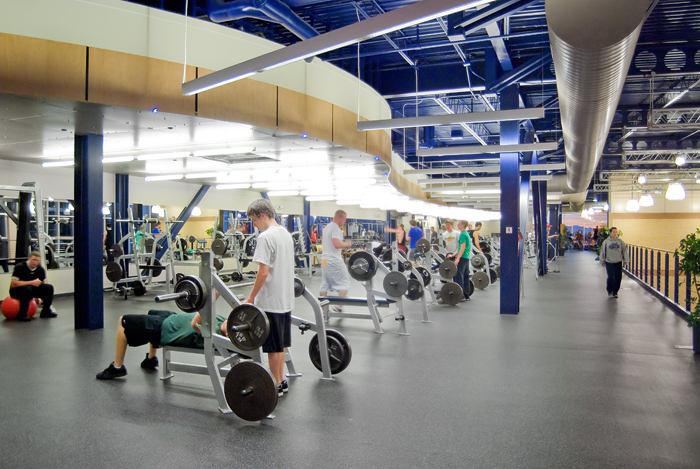 People exercising on HFC equipment