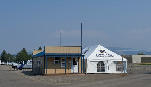 Exterior view of the Montana State University Student Testing Center 