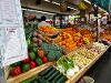 Fruit and vegetables for sale in the Marché des Enfants Rouges.