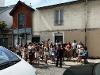 Students learn of Dalida's tragic story while standing near her home in Montmartre.