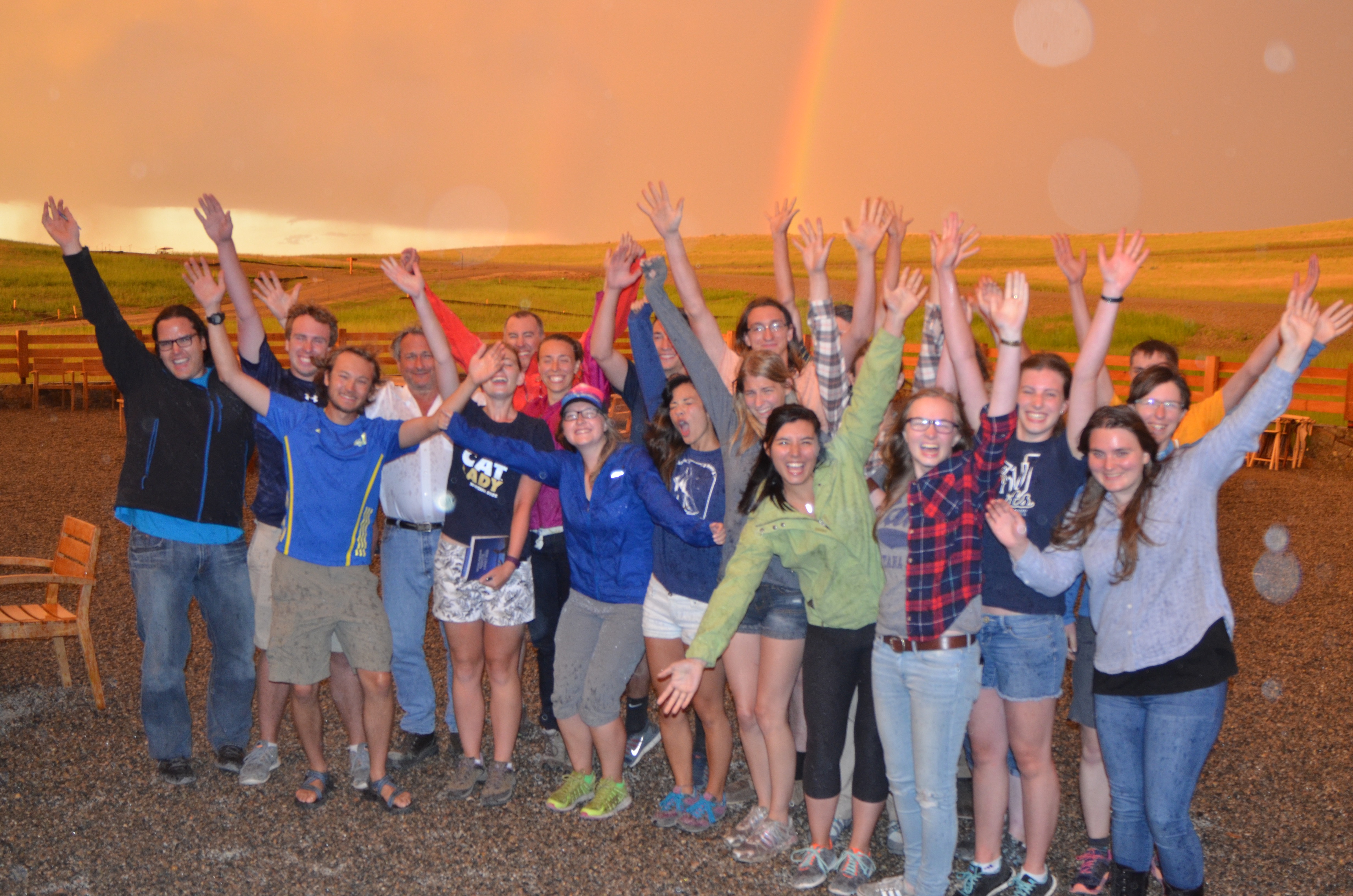 Honors students at Tippet Rise