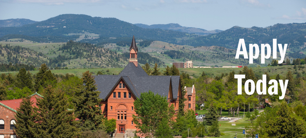 Aerial shot of Montana Hall