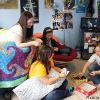 Hannon Residents playing a board game