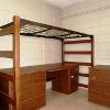 Wooden desk, dresser, and bunk bed