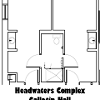 Gallatin Hall 2 bedroom suite floor plan