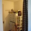 dresser and books 