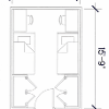 typical room floor plan in south hedges