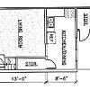 Branegan Court 2 bedroom townhouse 2nd floor floor plan..