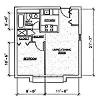 Nelson Story and Peter Koch Towers floor plan.