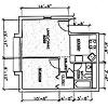 Nelson Story and Peter Koch Towers floor plan.