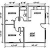 West Side Houses 2 bedroom floor plan.