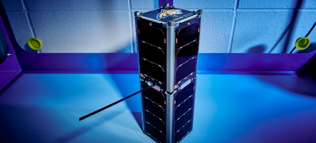 RadSat Cube built by MSU for the International Space Station  