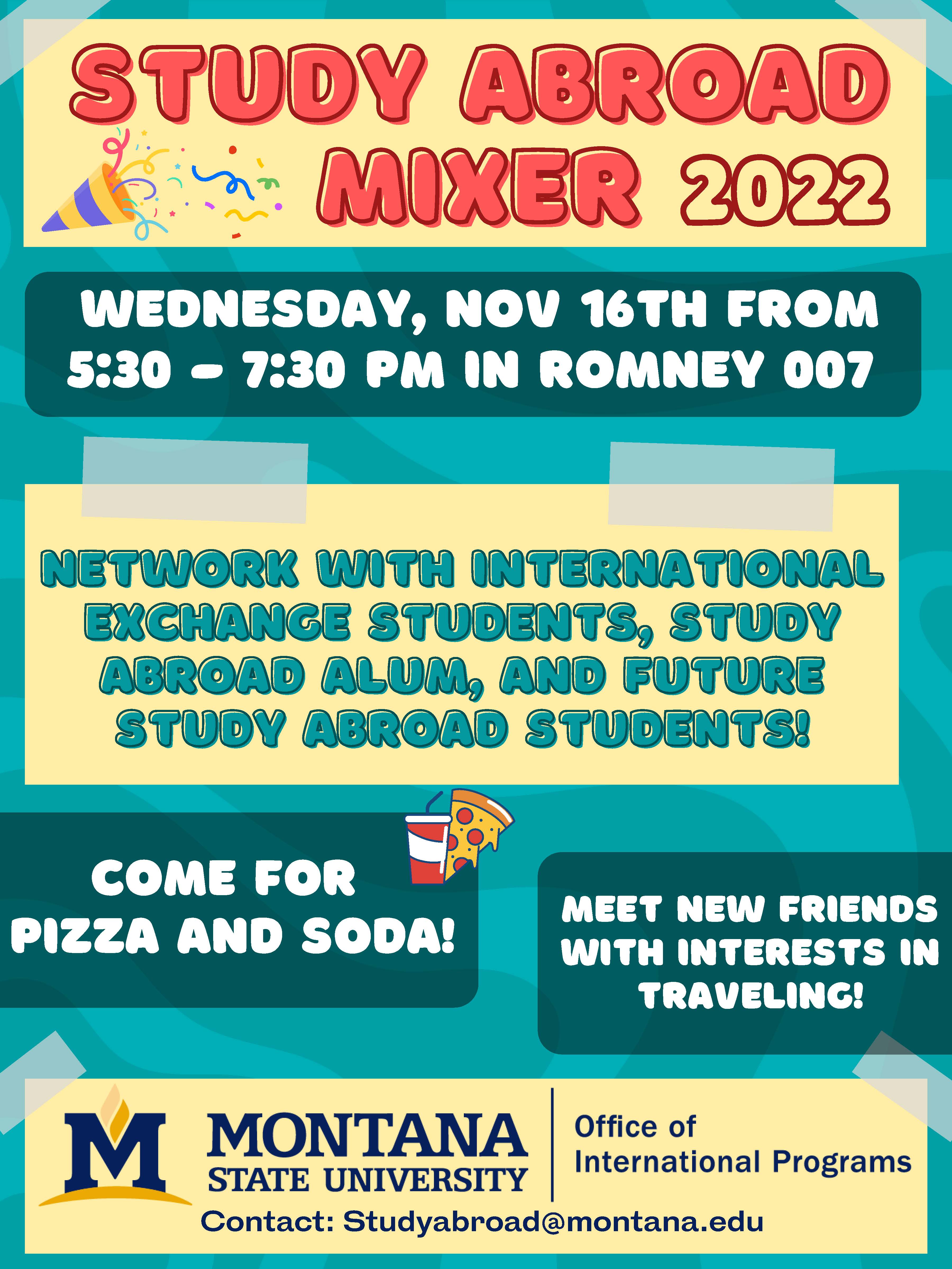 IEW2022 Study Abroad Mixer