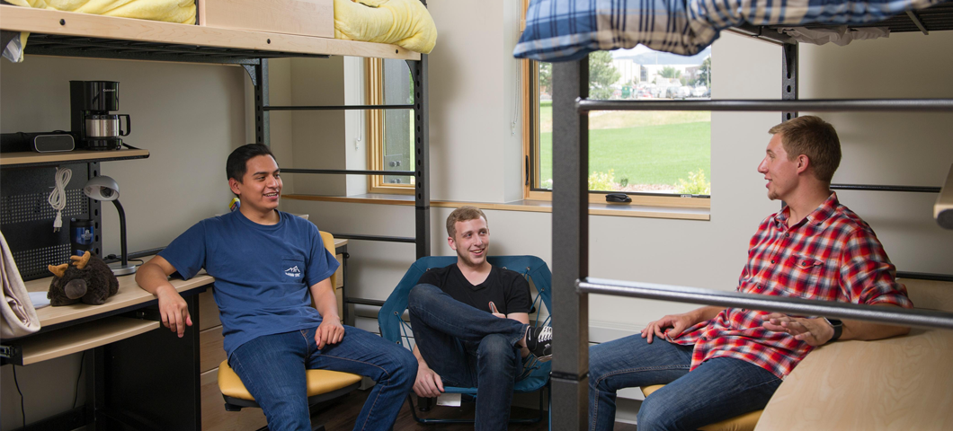 Guys in Yellowstone Hall room