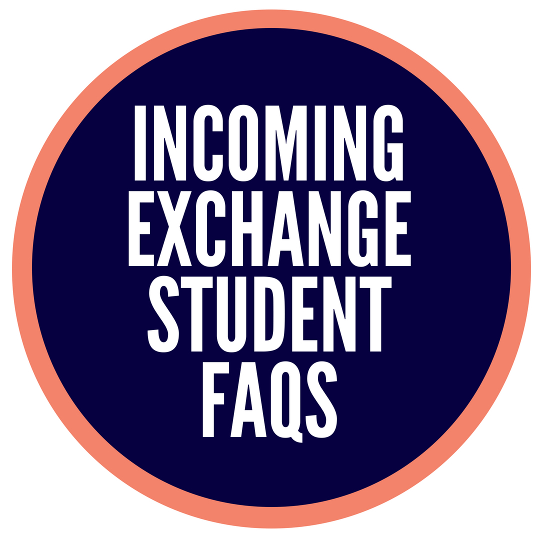 Incoming Exchange Student Frequently Asked Questions
