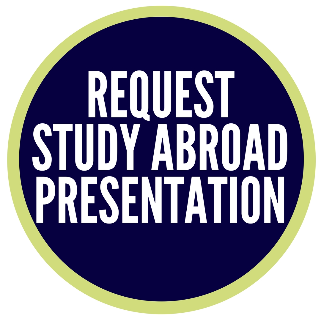 request a study abroad presentation