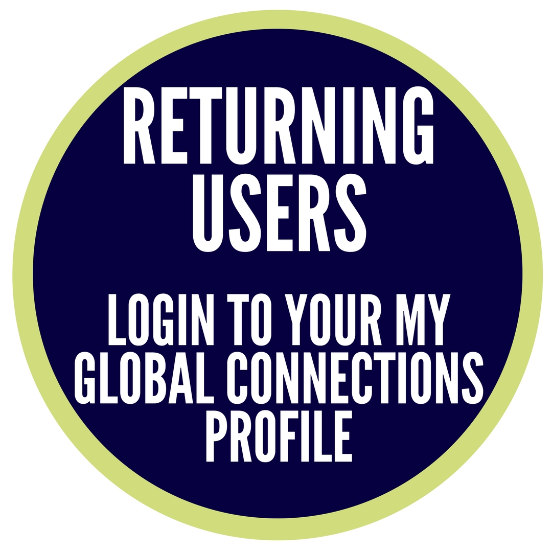Returning Users Login to your my global connections profile