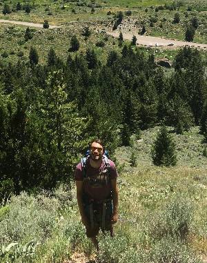 Erik Killian hiking