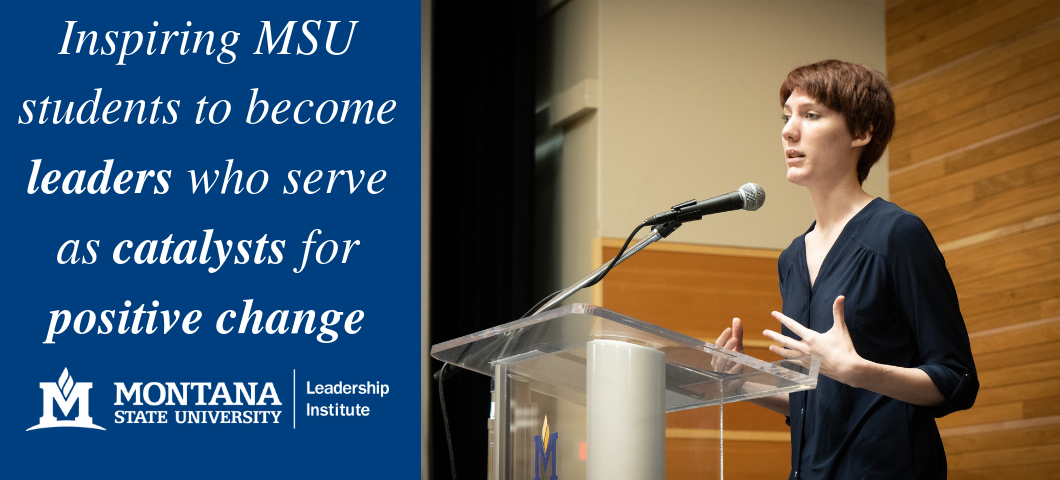 Inspiring MSU Students to become leaders who serve as catalysts for positive change. Liz Vinson, Student Associate