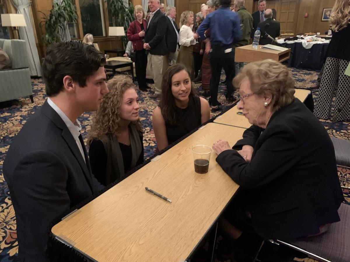 Eva Schloss Reception with Students