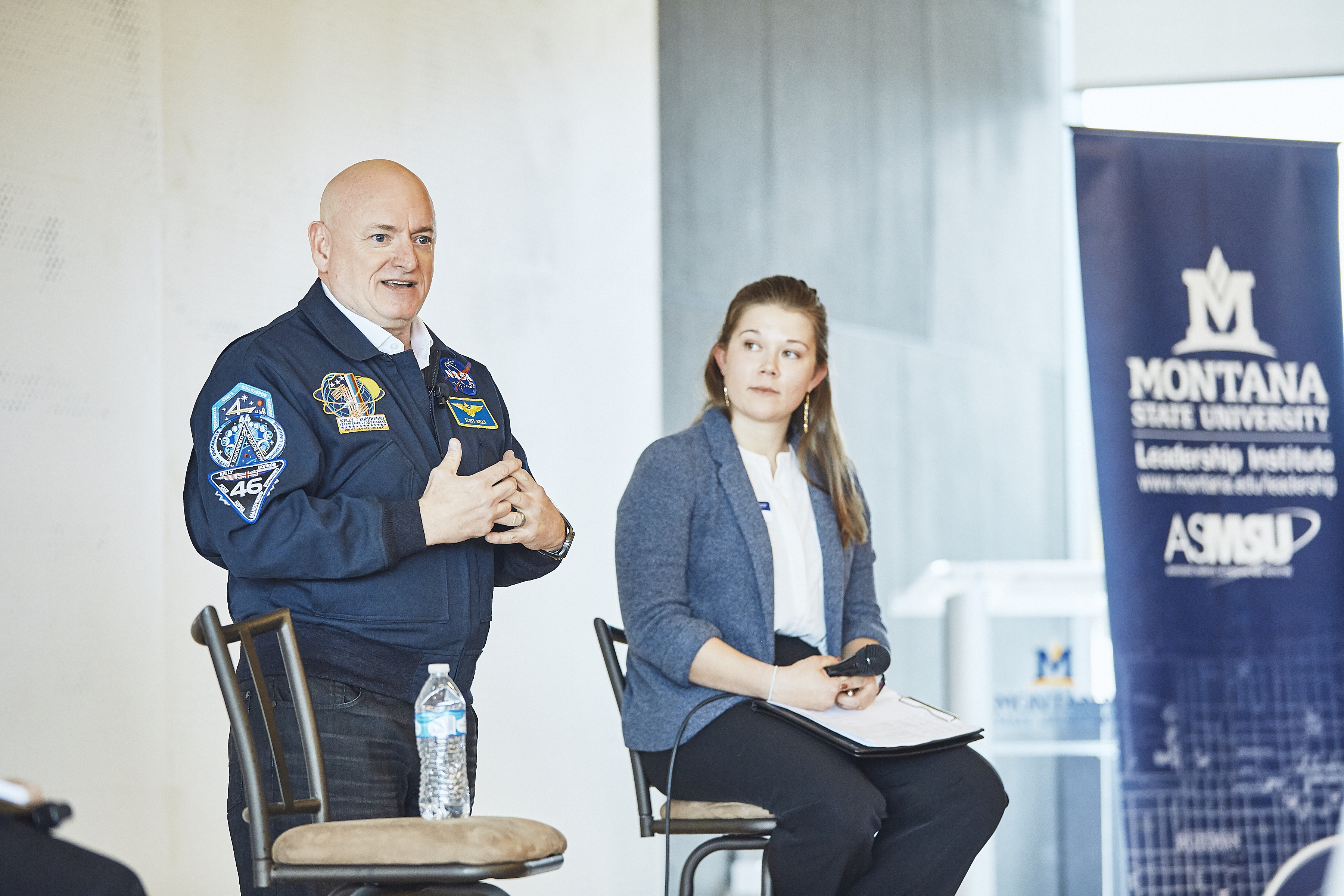 Scott Kelly and Dani Daley at the Master Class