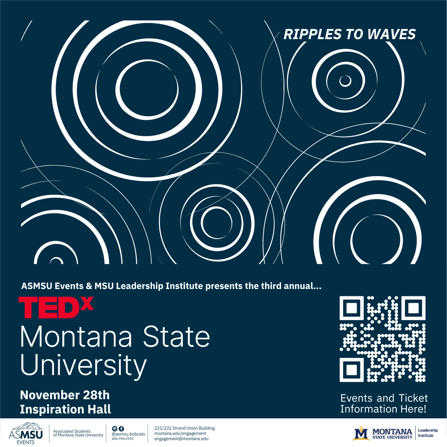 TEDxMontana State University Event Poster
