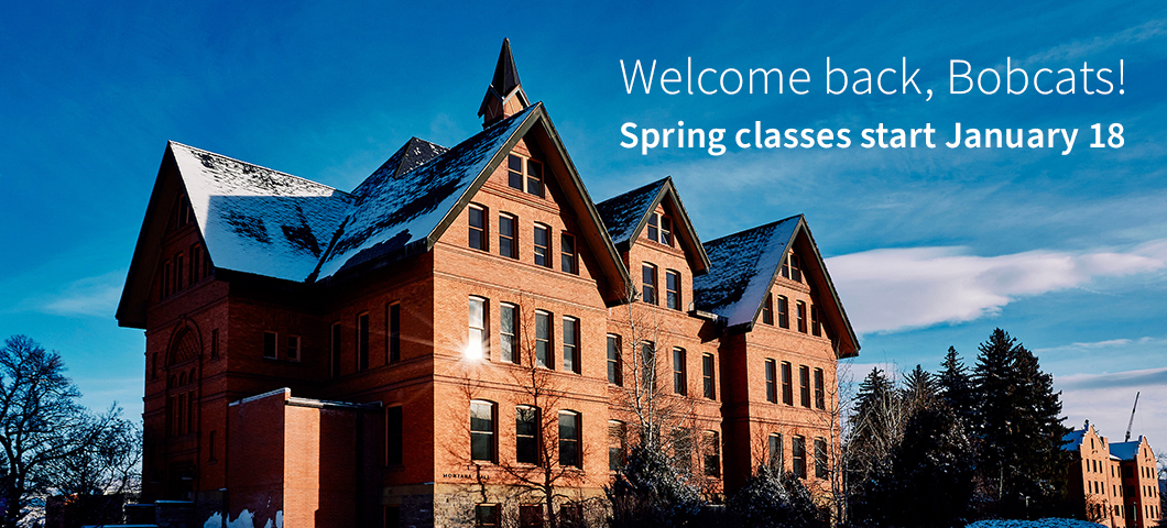 Spring classes start January 18