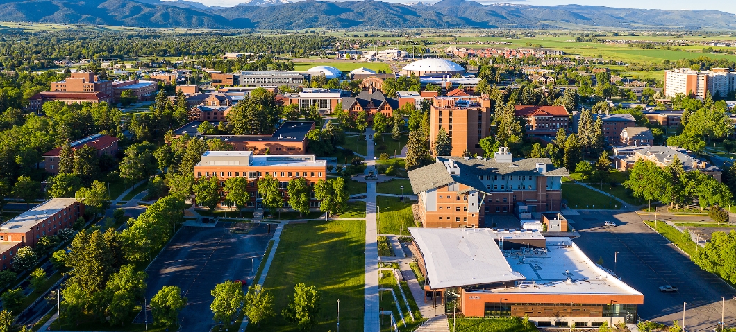 2020 Montana State University campus aerial