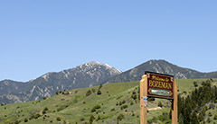 City of Bozeman welcome sign