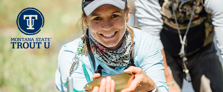 Woman with Trout