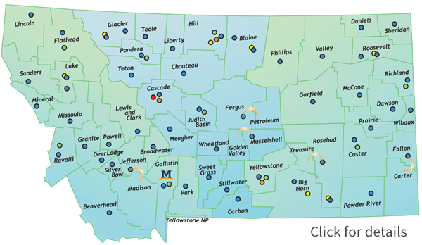 MSU Extension's impact reaches every county of Montana, click to learn more