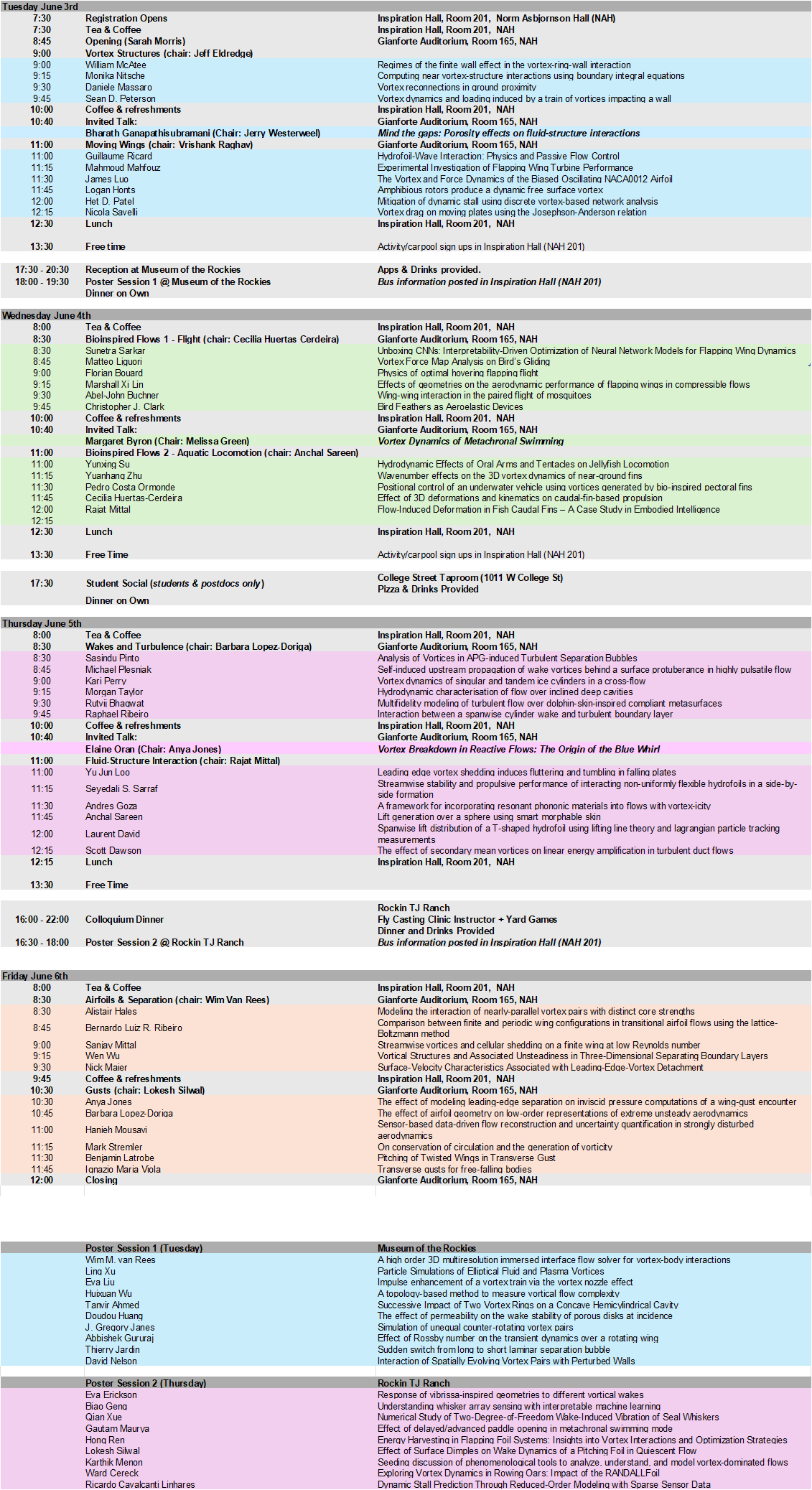 timetable
