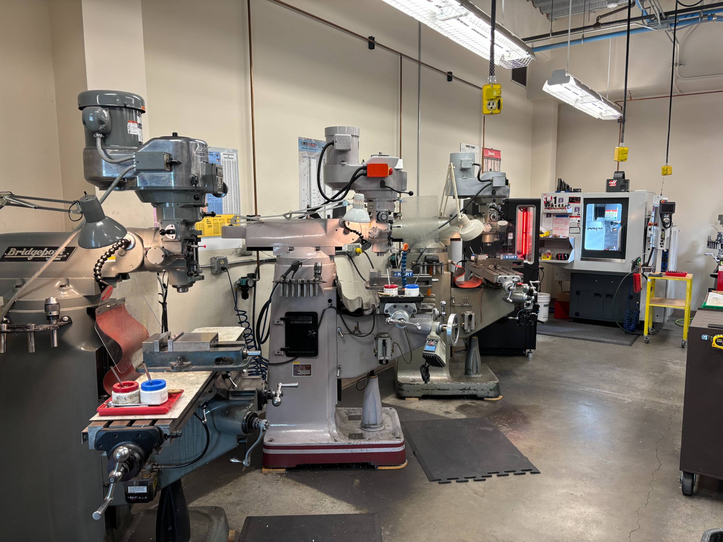 Milling Machines in Barnard 233