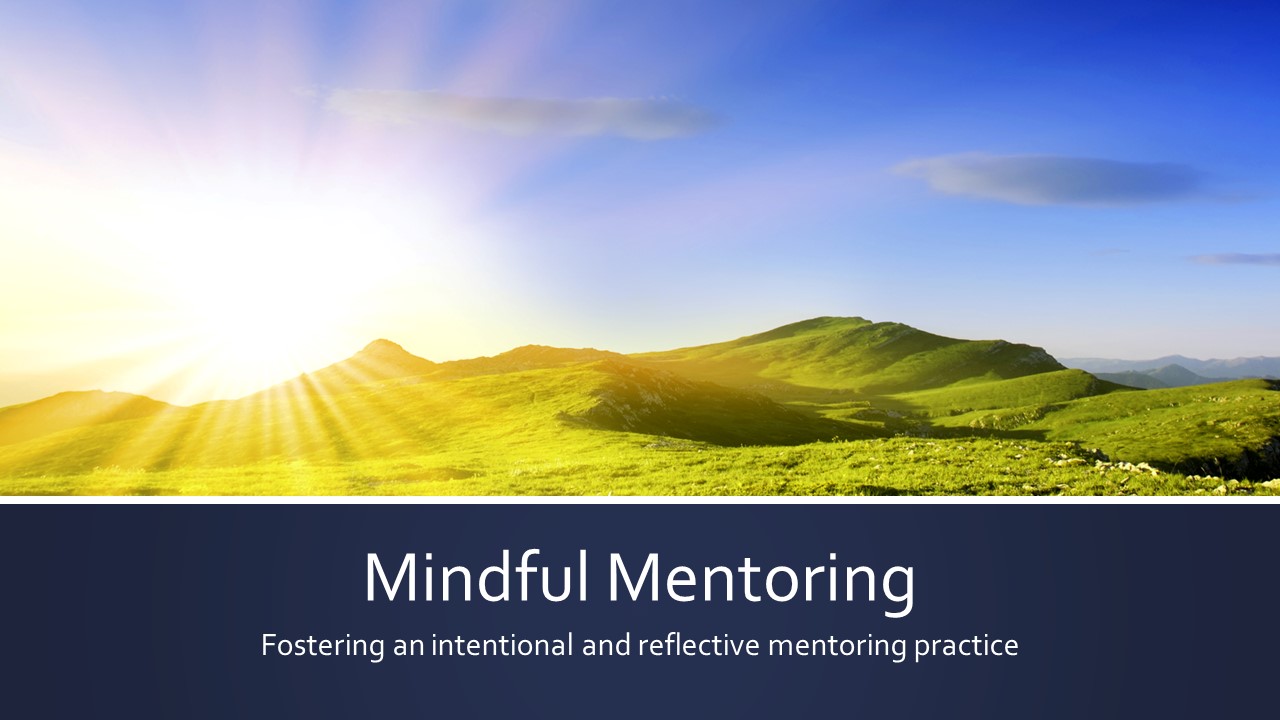 Mindful Mentoring with sunrise