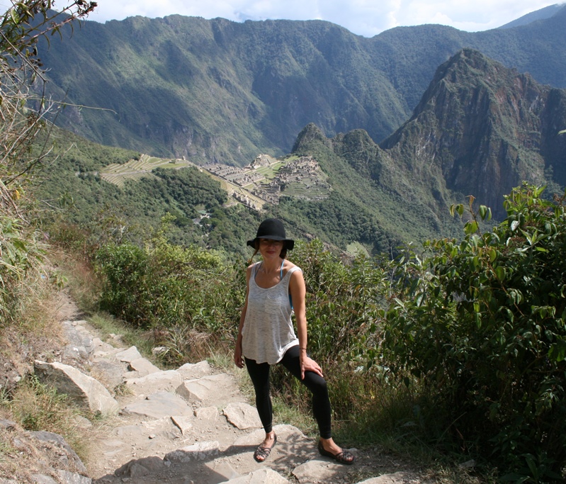 Heidi at Machu Picchu in Peru