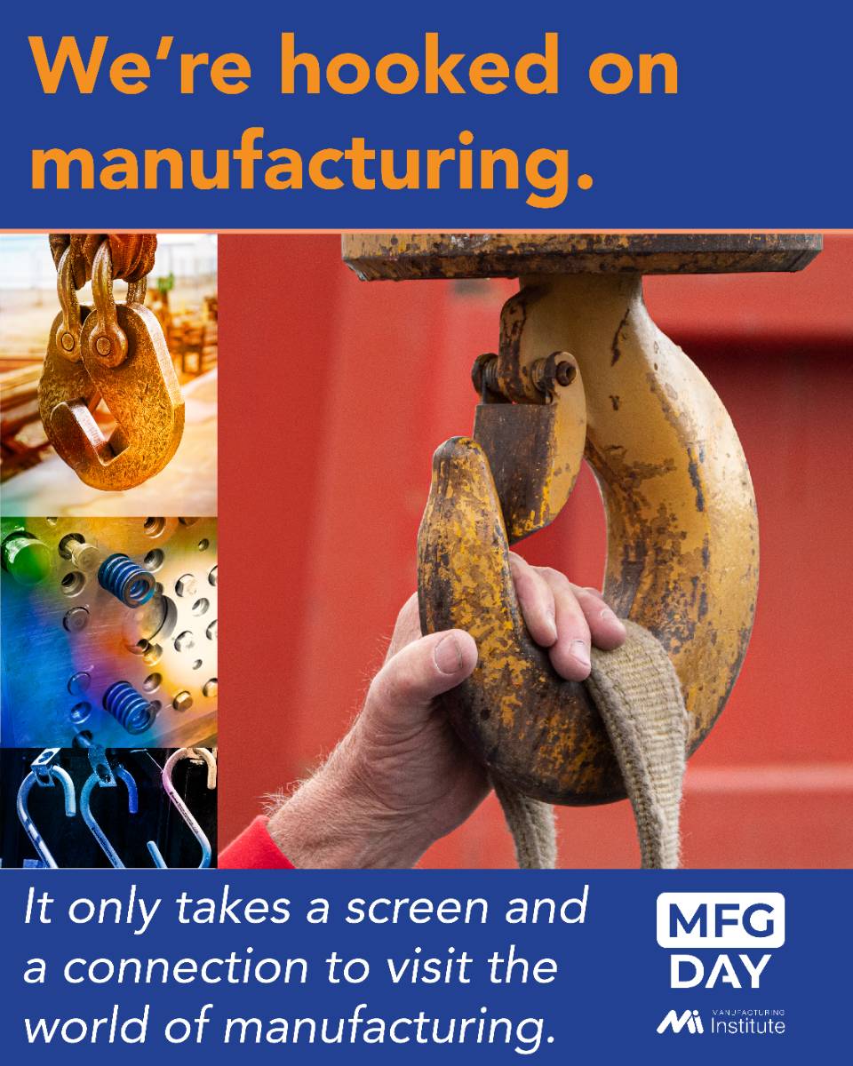 We're hooked on manufacturing, it only takes a screen and a connection to visit the world of manufacturing.